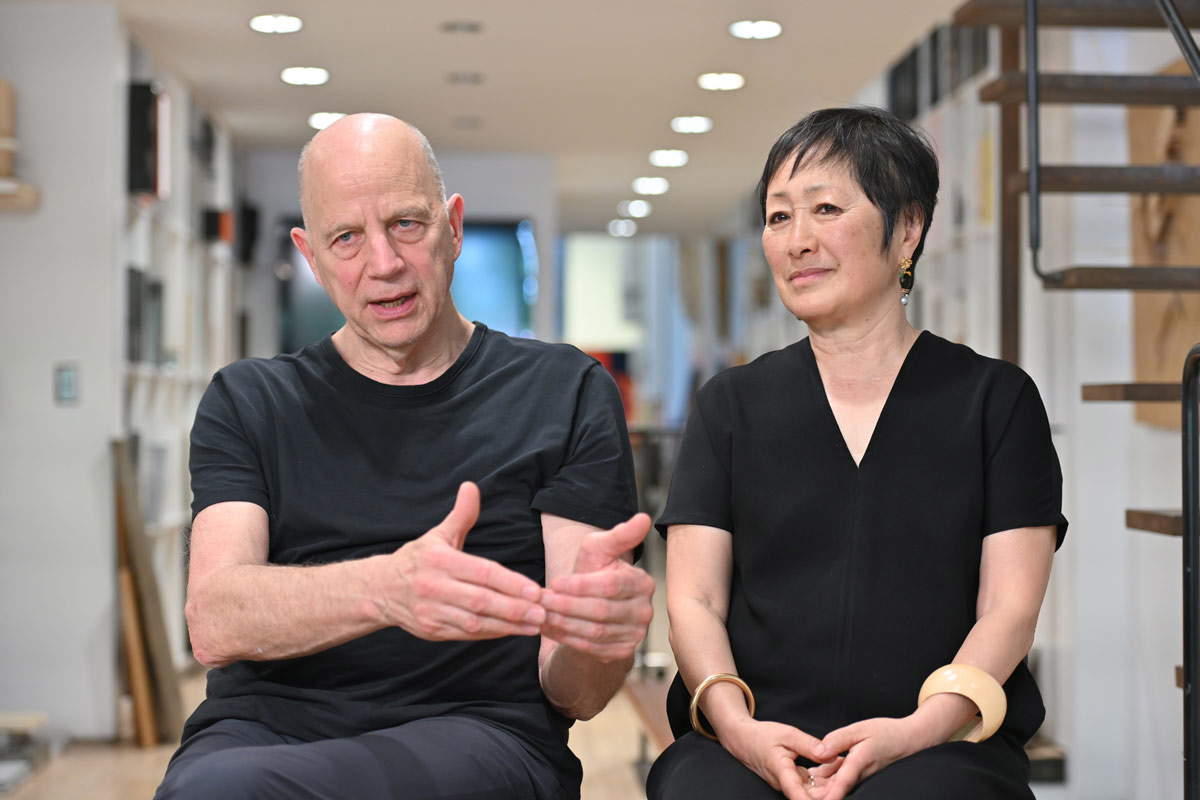 Tod Williams und Billie Tsien. Ph. Kredit © Die Japanische Kunstvereinigung / The Sankei Shimbun Tod Williams und Billie Tsien. Ph. Kredit © Die Japanische Kunstvereinigung / The Sankei Shimbun