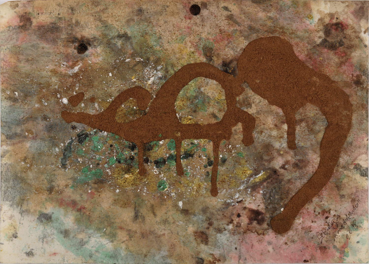Zehra Doğan, Hayallerim, My Dreams (2018, Diyarbakir Prison; Speiseöl, schwarzer Bleistift, Granatapfelsaft, heimlich beschaffte Farbe auf Schreibpapier, 21 x 30 cm). Bildnachweis: Jef Rabillon Zehra Doğan, Hayallerim, My Dreams (2018, Diyarbakir Prison; Speiseöl, schwarzer Bleistift, Granatapfelsaft, heimlich beschaffte Farbe auf Schreibpapier, 21 x 30 cm). Bildnachweis: Jef Rabillon