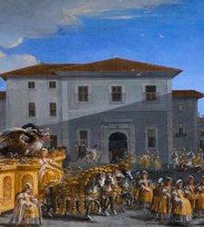 Der Goldene Wagen von Johann Paul Schor im Pitti-Palast ausgestellt