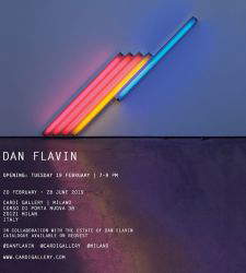 Milano, una mostra dedicata a Dan Flavin alla Galleria Cardi