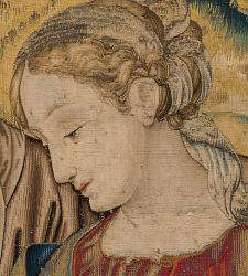 A Mondovì in mostra l'arazzo restaurato della Madonna del Divino Amore da un cartone di Raffaello
