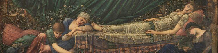 The Sleeping Beauty von Edward Burne-Jones, zwischen Anregungen aus der italienischen Renaissance und Märchenlesungen