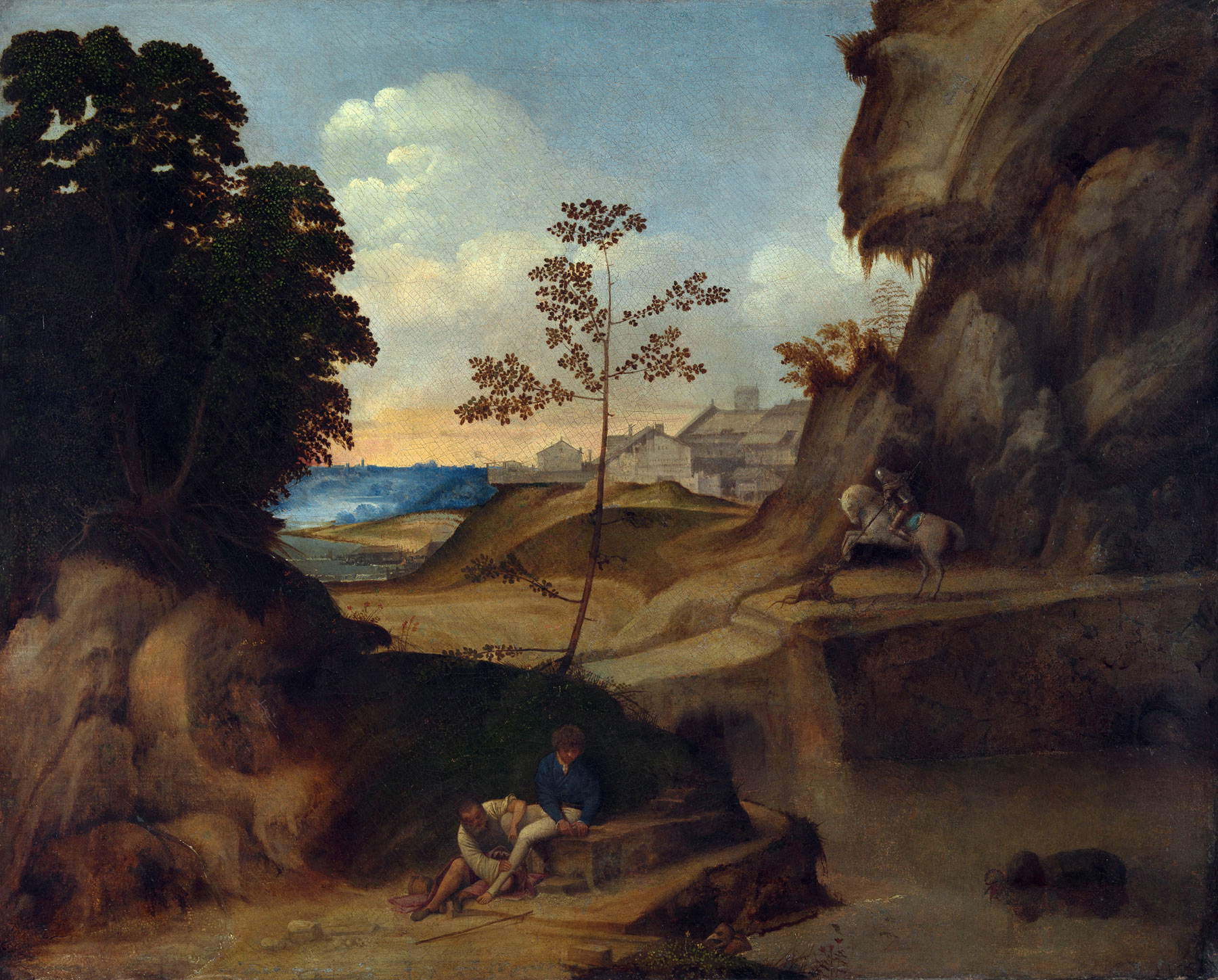 Giorgione, le coucher de soleil