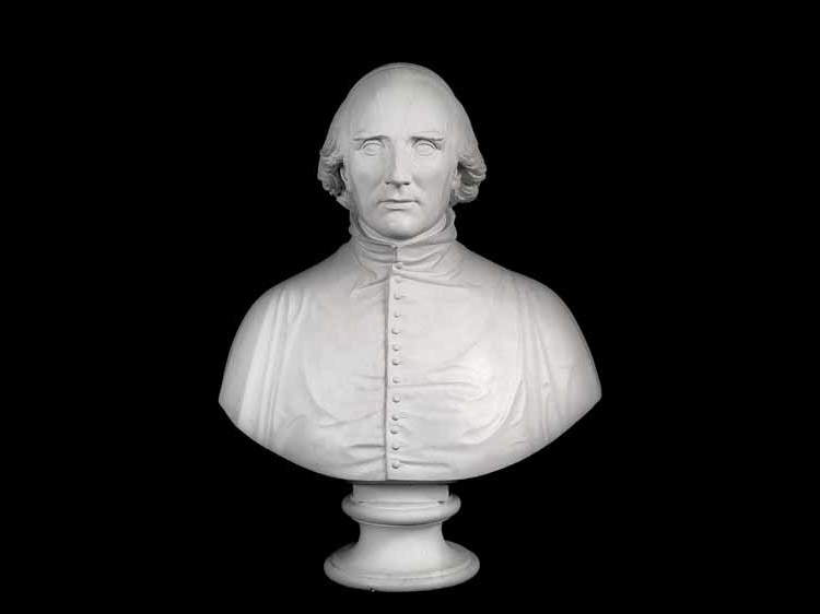 Bertel Thorvaldsen, Buste du cardinal Ercole Consalvi (1824 ; plâtre, 76 × 60 × 34 cm ; Rome, Museo di Roma, inv. MR 43584)