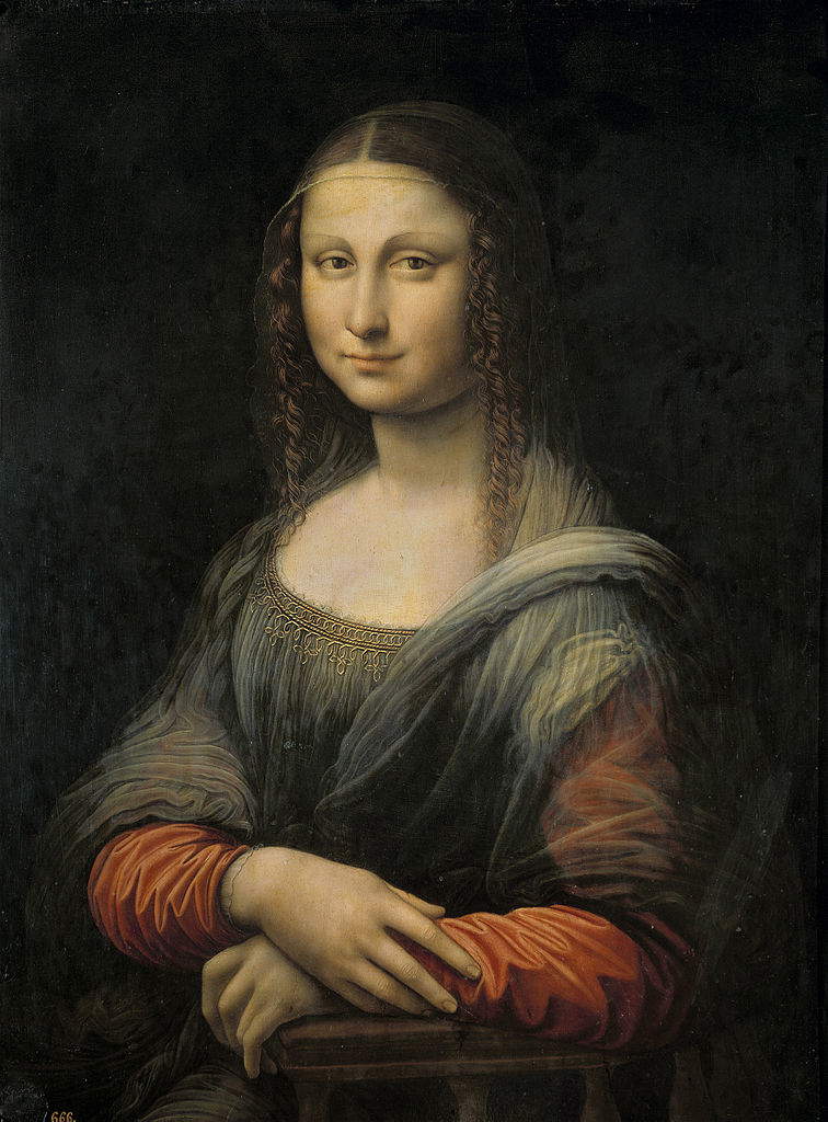 La Joconde de Léonard de Vinci au Prado, avant restauration