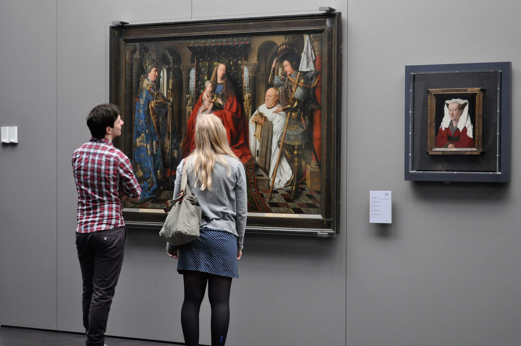 Le opere di Van Eyck al Groeninge Museum. Ph. Credit Sarah Bauwens
