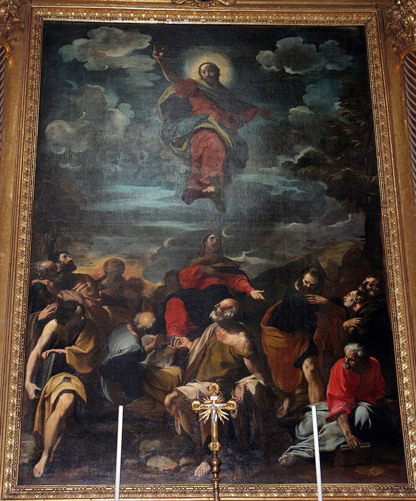 Carlo Bononi, Ascensione di Cristo (1627 circa; olio su tela, 450 x 380 cm; Bologna, San Salvatore). Ph. Credit Francesco Bini
