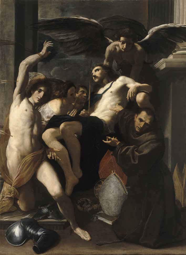 Carlo Bononi, PietÃ  (1619 circa; olio su tela, 248 x 178 cm; Parigi, Louvre)
