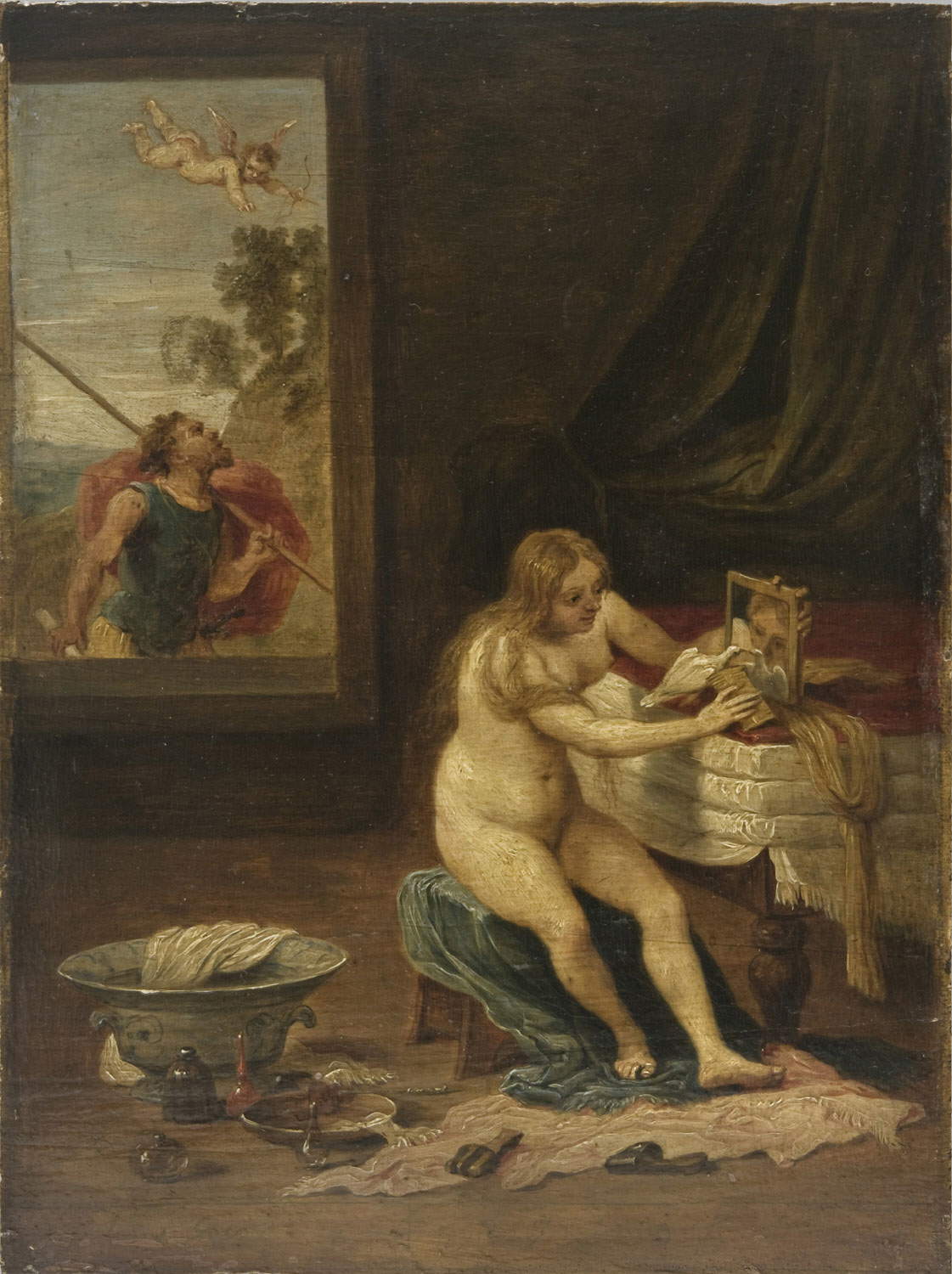 4. David Teniers le Jeune, d'après Lorenzo Lotto, Allégorie de la luxure, Philadelphia Museum of Art, Johnson Collection