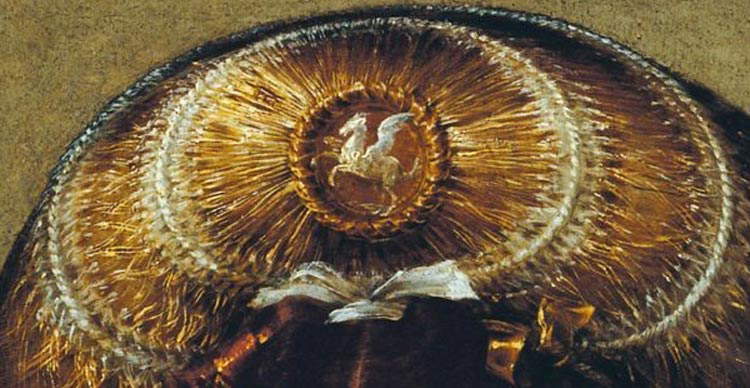 Parmigianino, Esclave turc, détail du Pégase