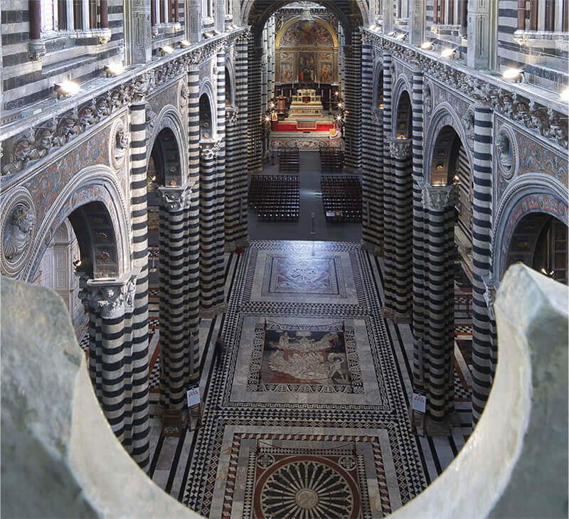 Le sol de la cathédrale de Sienne. Opera della Metropolitana di Siena