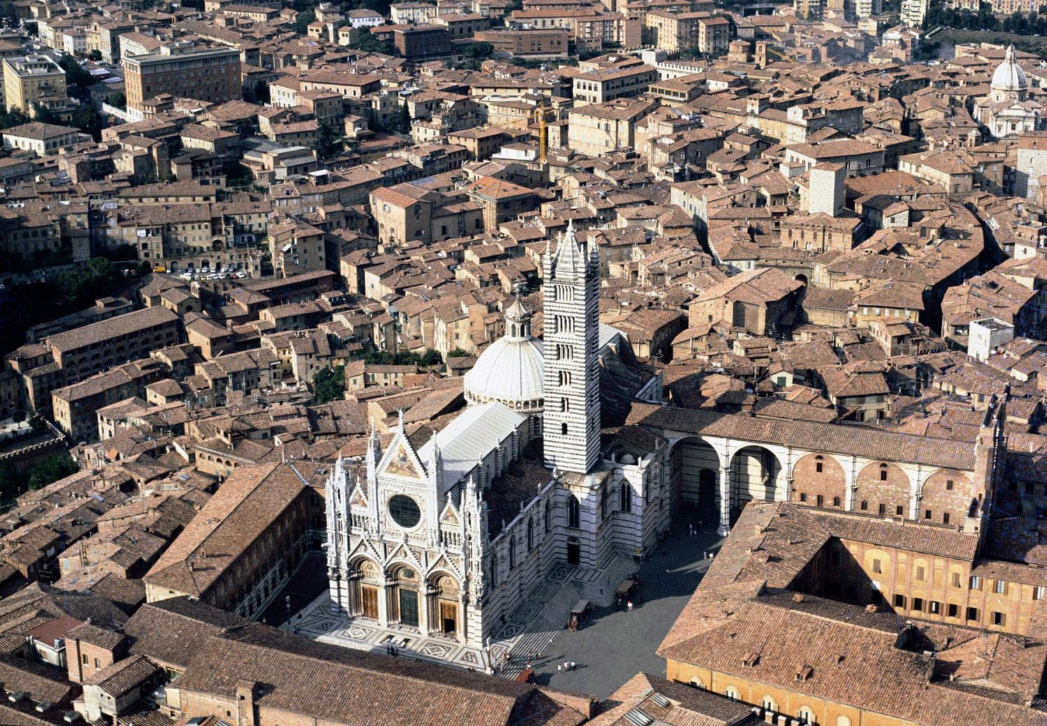 Vue de la cathédrale de Sienne