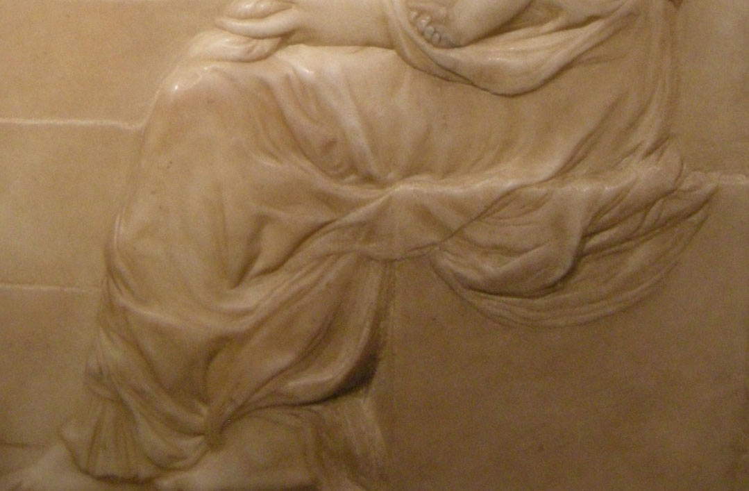 Michelangelo, Madonna della Scala, dettaglio

