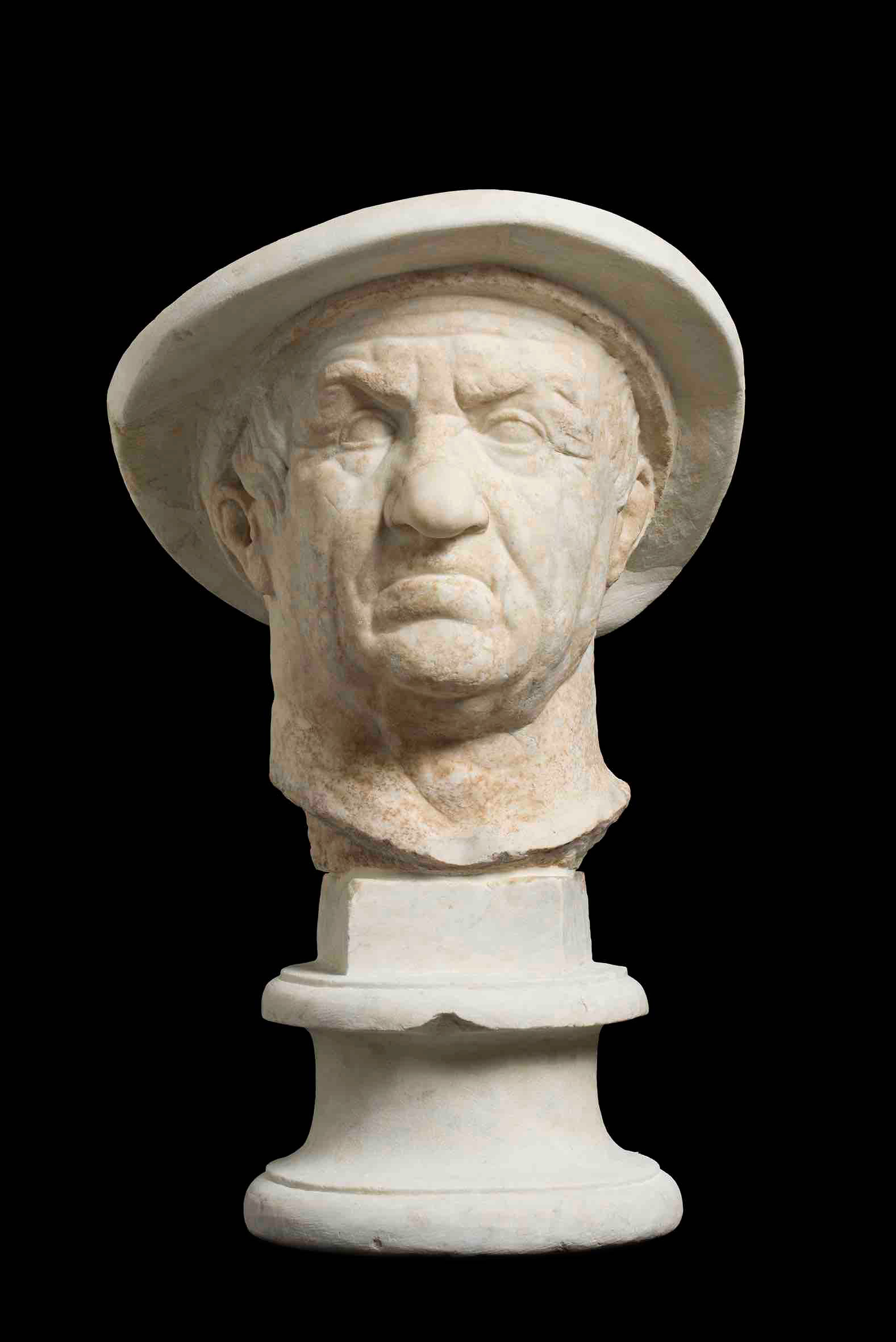 Ritratto virile noto come Eutidemo di Bactriana (marmo greco, altezza 52 cm; Collezione Torlonia, Inv. 133). Ph. Credit Lorenzo De Masi
