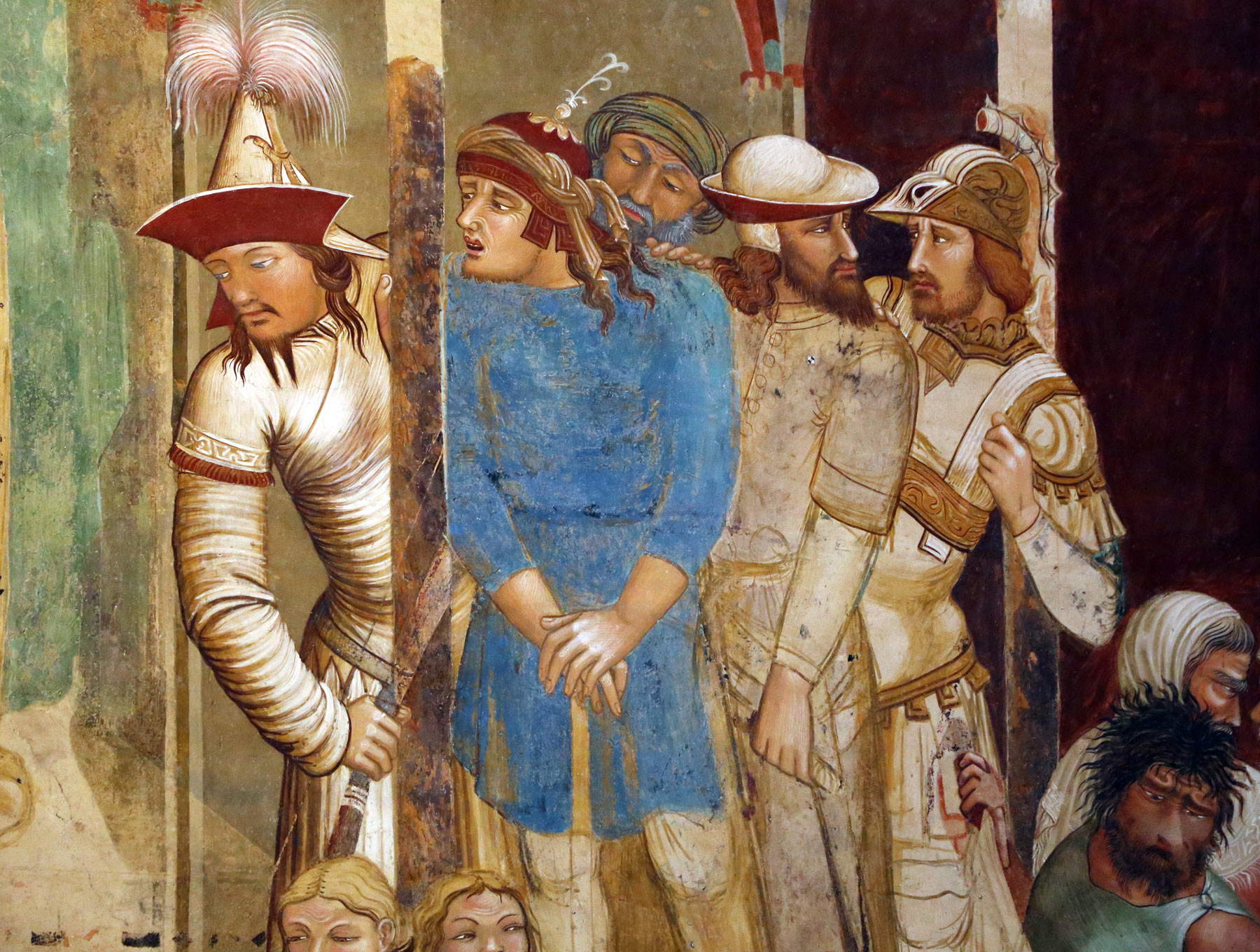 Ambrogio Lorenzetti, Martyre des Franciscains, détail