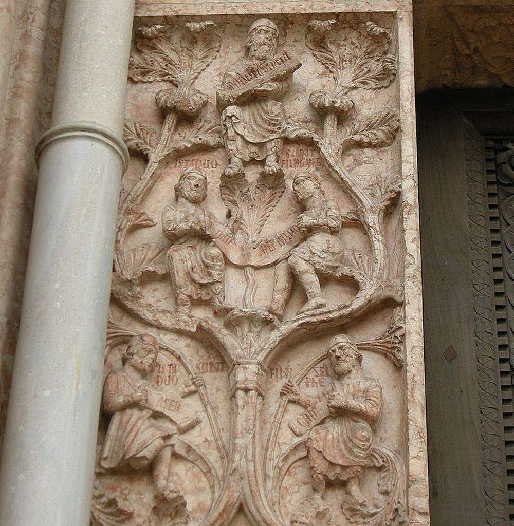 Détail de l'arbre généalogique jacobéen. Ph. Crédit Francesco Bini