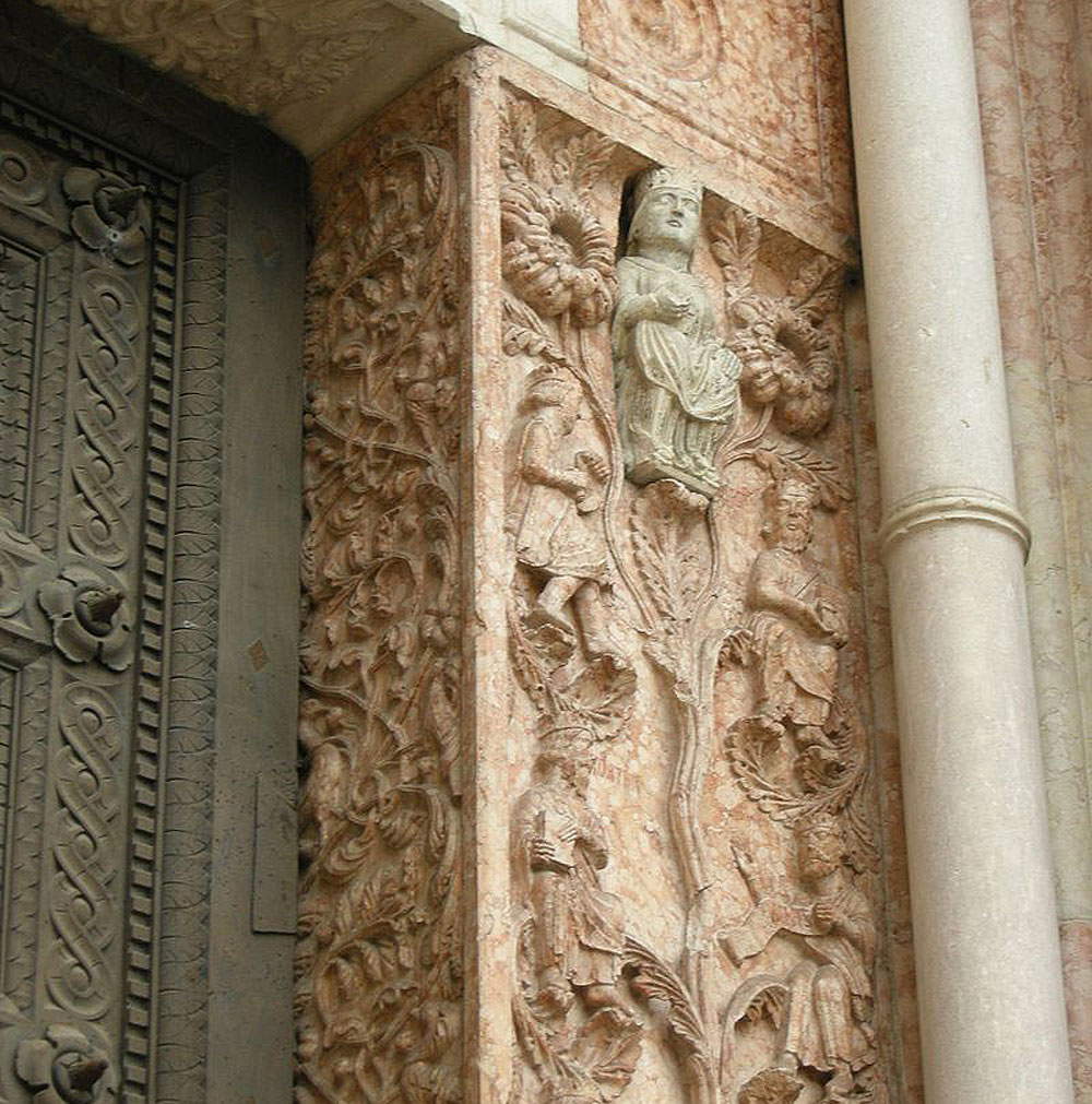 Detalle del árbol genealógico de María. Foto Créditos Francesco Bini
