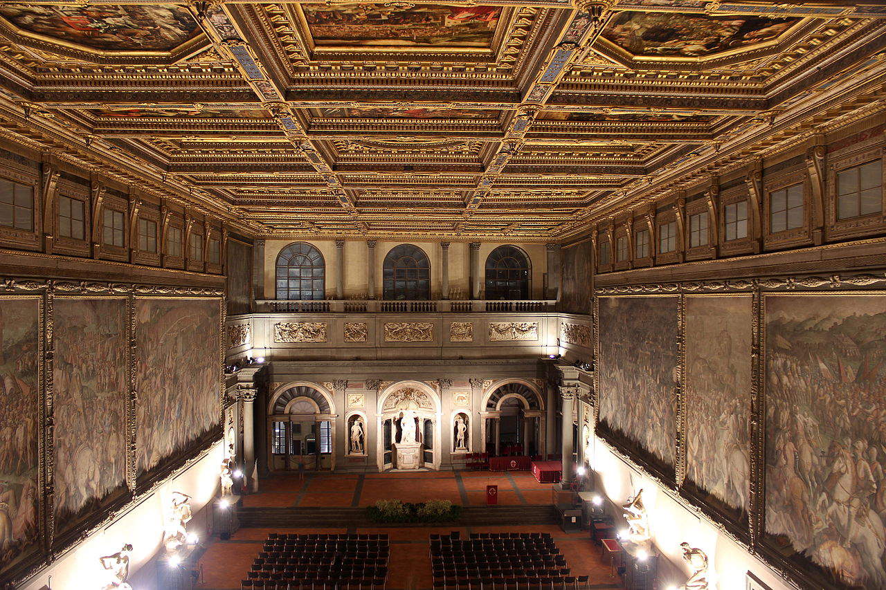 Il Salone dei Cinquecento in Palazzo Vecchio a Firenze. Ph. Credit Miguel Hermoso Cuesta