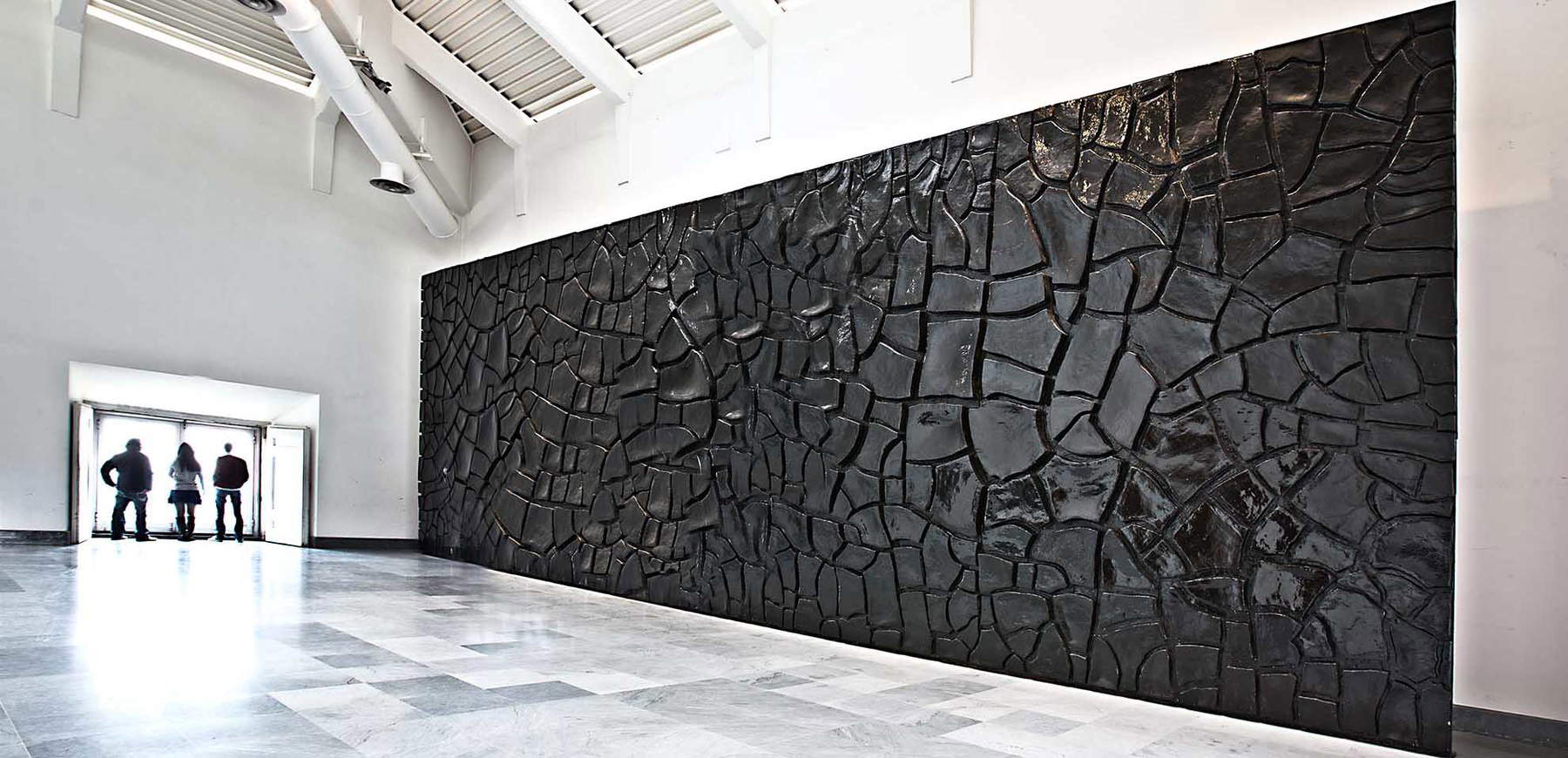 Alberto Burri, Grande cretto (1978; Napoli, Museo Nazionale di Capodimonte)