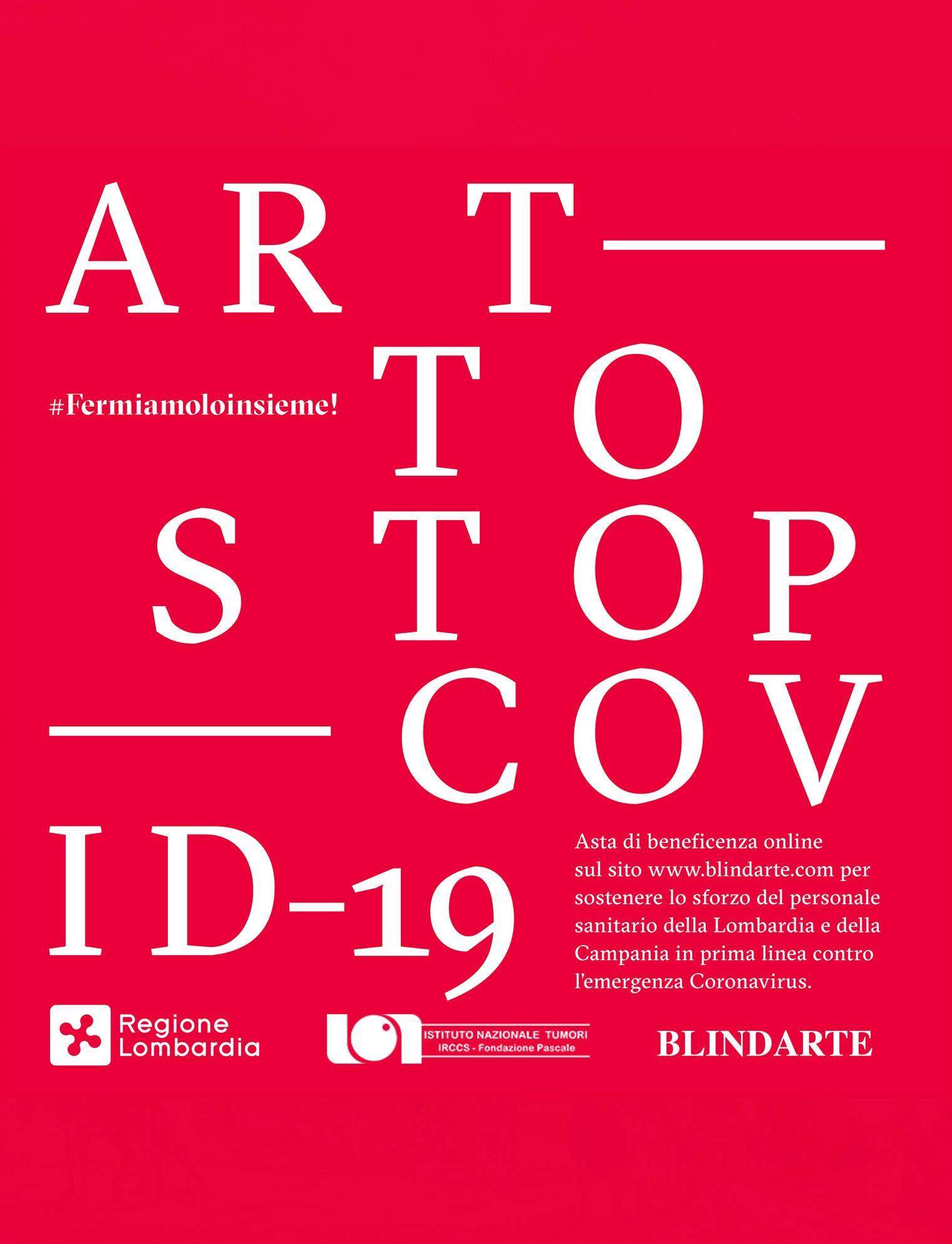 Blindarte propone una vendita di opere di importanti artisti italiani contemporanei per raccogliere fondi contro il Covid-19