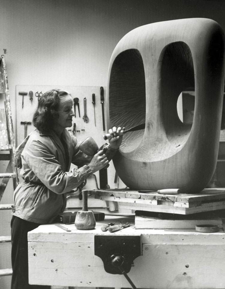 Barbara Hepworth, the sculptor to whom today's doodle is dedicated