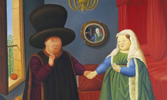 Fernando Botero's entire career in an exhibition featuring 67 large-format works