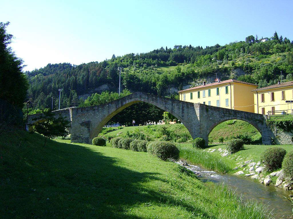 Le pont San Donato à Modigliana (Chemin de Saint Antoine)