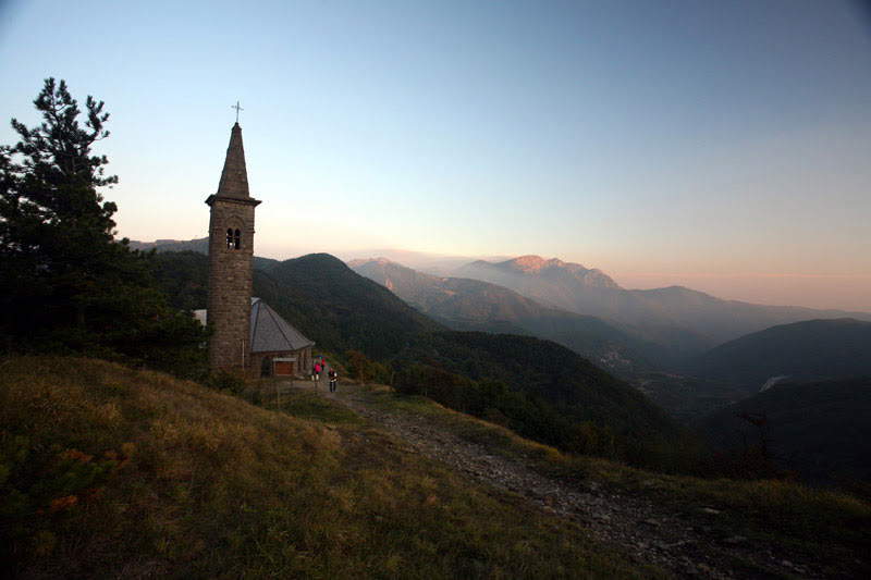 Le col de la Cisa (Via Francigena)