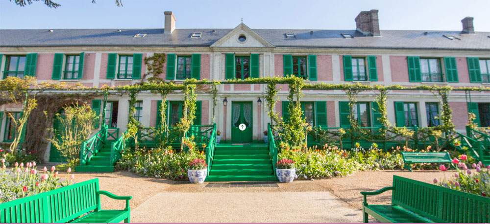 Virtual tour of Monet's house in Giverny