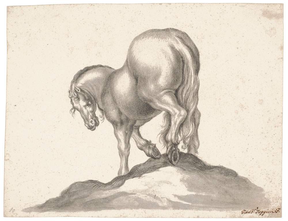 Four drawings enter the Uffizi collections. These include Jackie Kennedy's horse