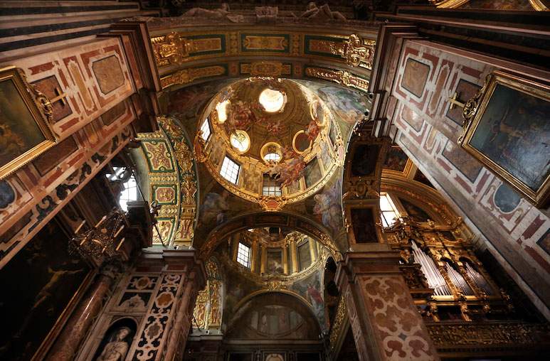 Gênes, visites guidées virtuelles dans les églises du Palazzi dei Rolli