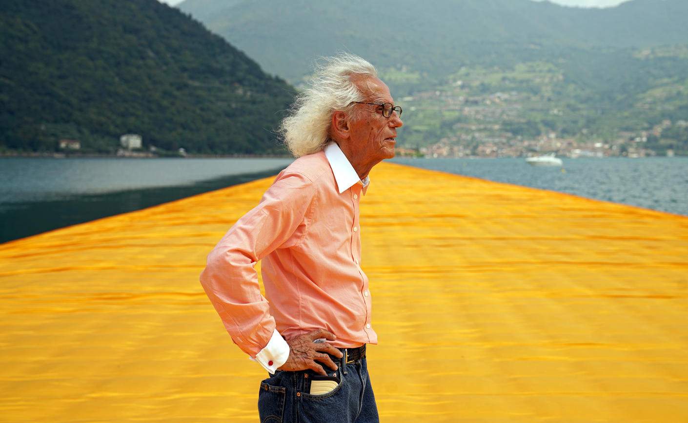 Farewell to Christo, the great artist who made us walk on water, famous for his wrap-arounds 