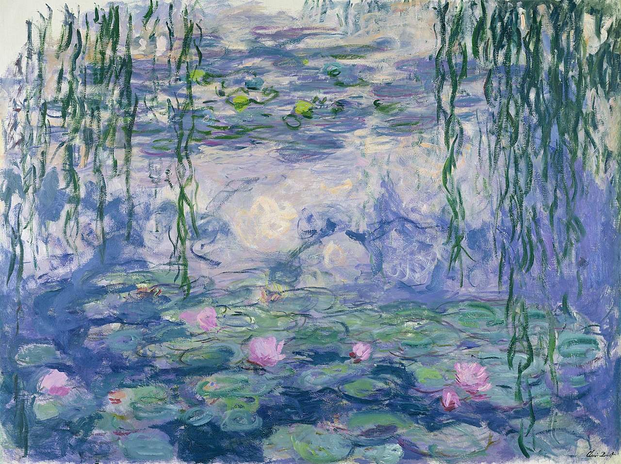 Monet's Water Lilies on display in Genoa, Palazzo Ducale