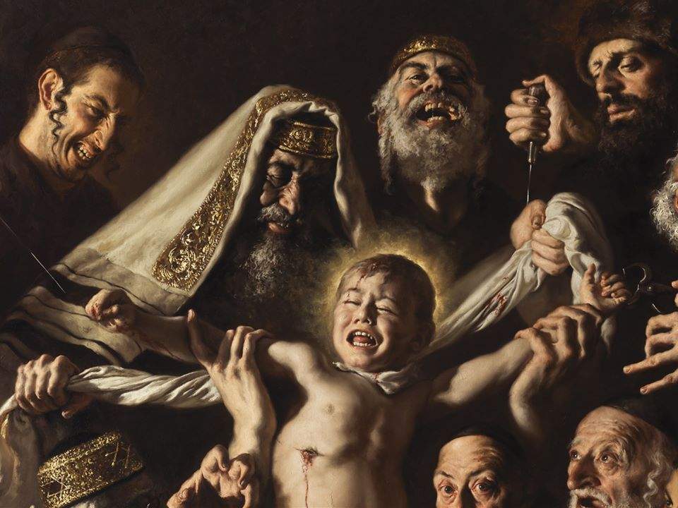 Une peinture antisémite réalisée par un peintre italien devient un cas international : 
