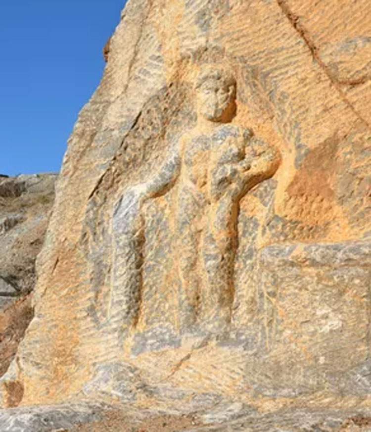 Turchia, danneggiato l'Ercole scavato nella roccia