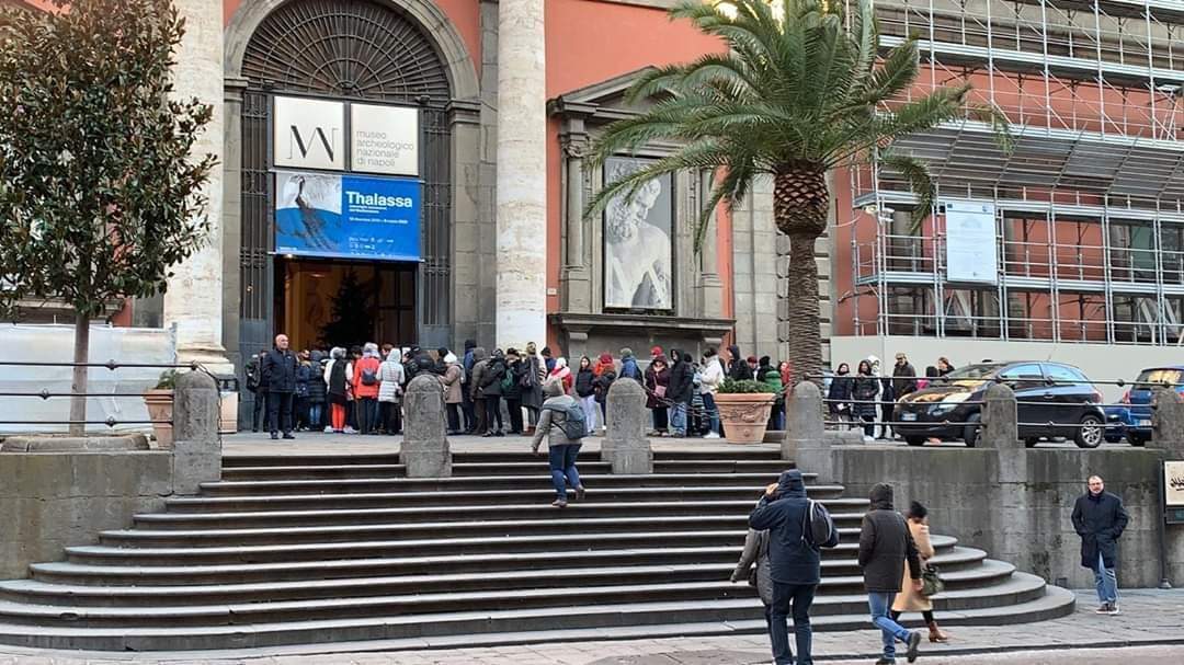 Naples, musée archéologique national record : 673 000 visiteurs en 2019