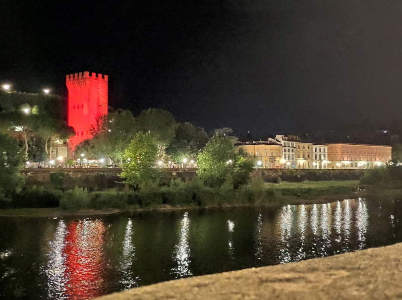 L'Arno et la tour San Niccolò