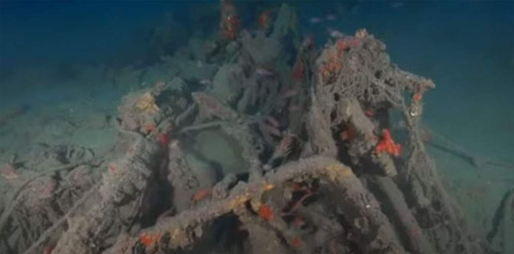Wreck of a 16th century galleon found. It is the first of its kind discovered in Italy