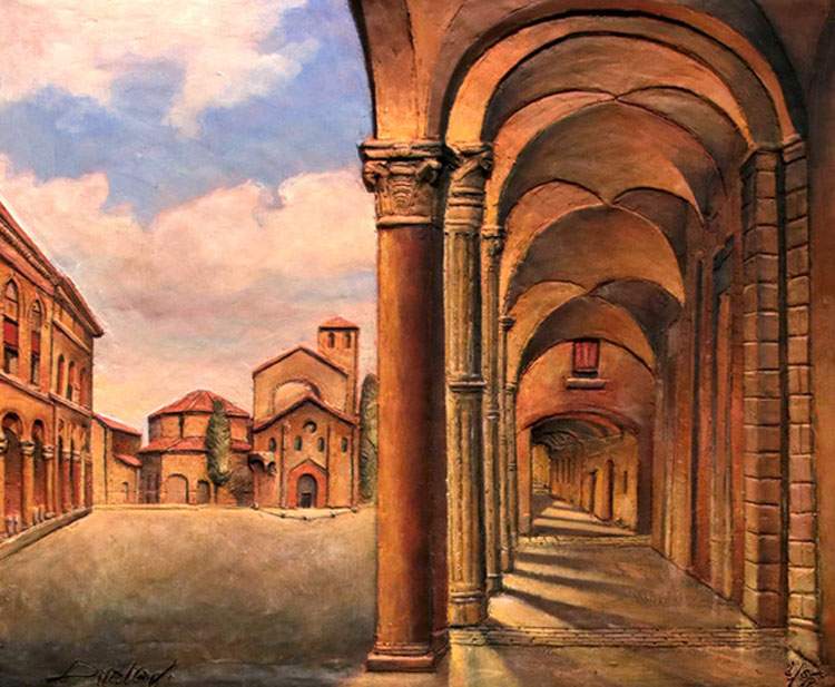 An unseen in the second stage of the exhibition dedicated to the arcades of Bologna 
