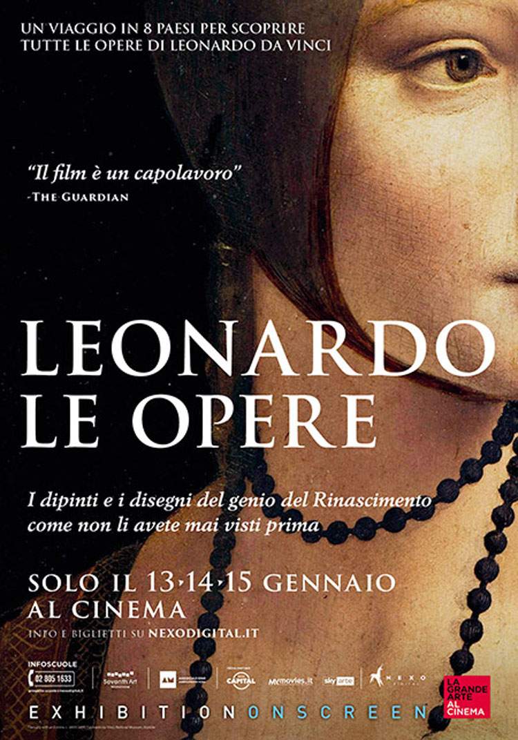 Al cinema un'inedita visione in Ultra HD delle più celebri opere di Leonardo