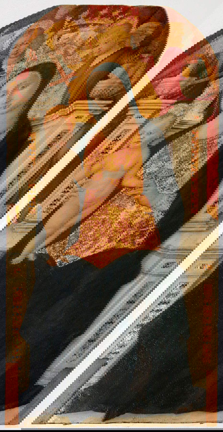 La Madone de Matteo di Giovanni dans l'église des Saints Pierre et Paul. Ph. Crédit Francesco Bini