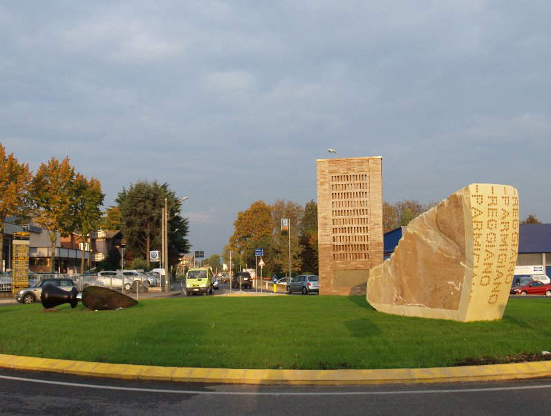 Monument au parmesan (Bibbiano, Reggio Emilia)