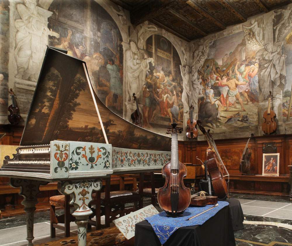 The world's largest collection of antique stringed instruments on display in Bologna