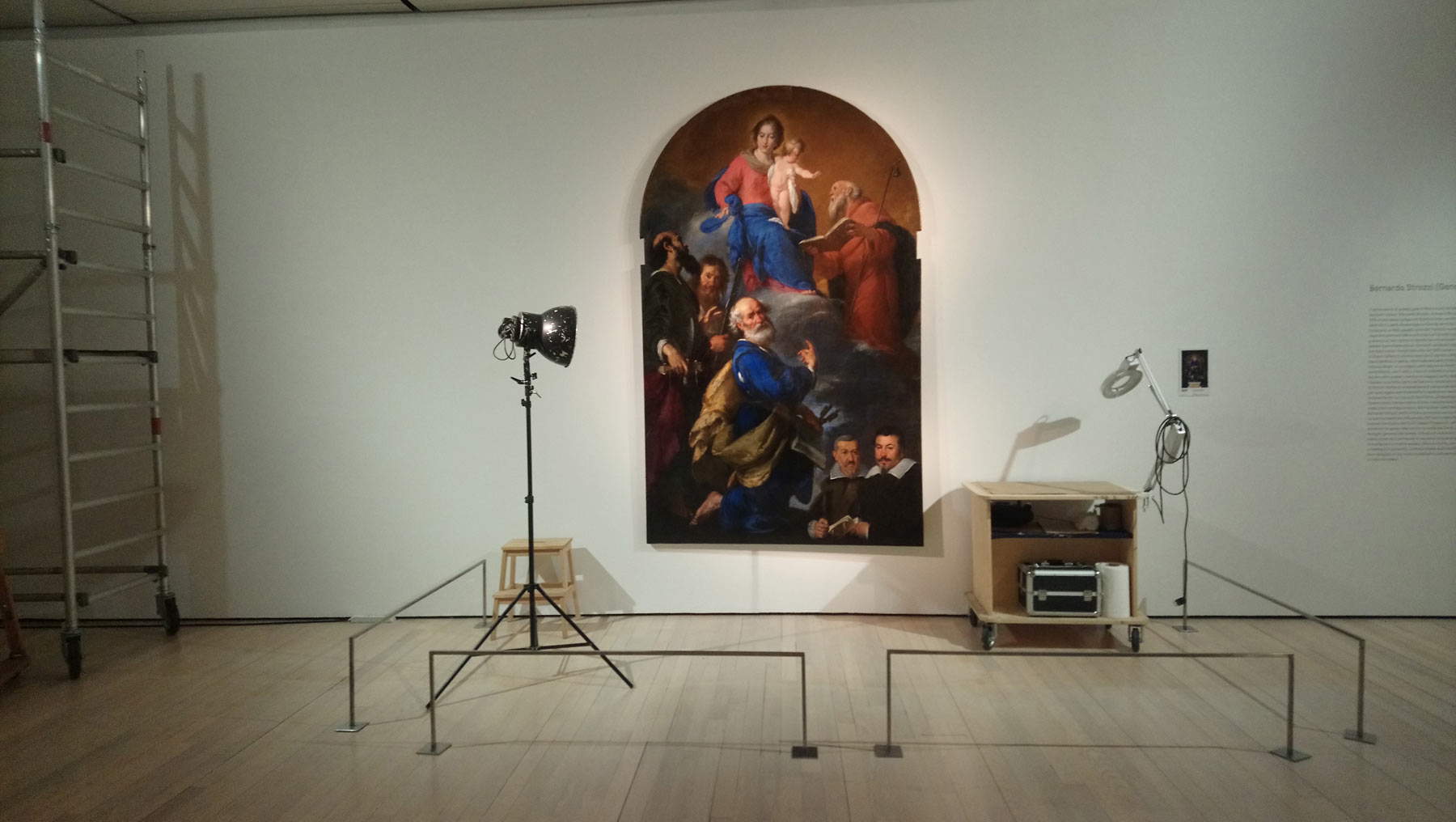 La mostra che ha messo a confronto Bernardo Strozzi e Yves Klein al Mart di Rovereto. Foto dell'autore