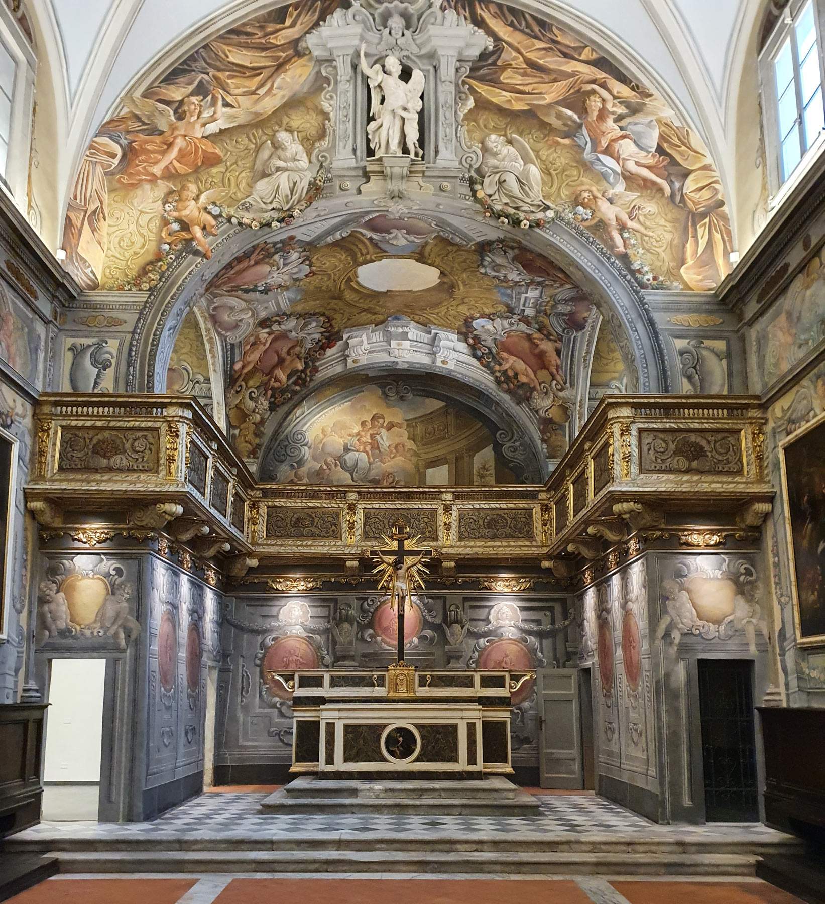 Lucca, restoration of the Oratory of the Guardian Angels ends: the Baroque jewel now reopens to the public