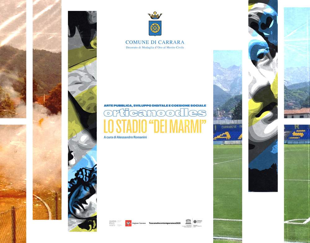 Carrara, a public art project for the Stadio dei Marmi involves artists, experts and students