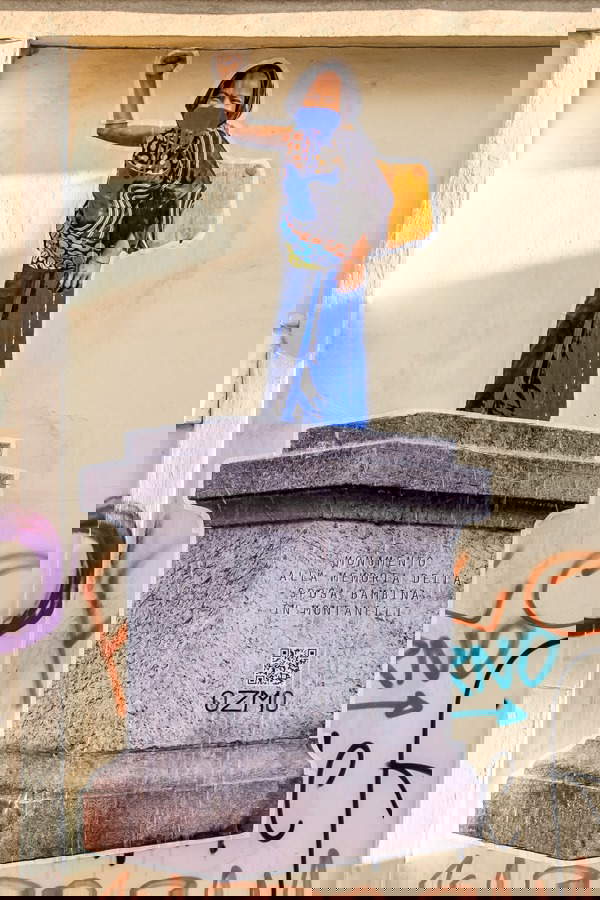 Ozmo's mural dedicated to Ethiopian girl bought by Montanelli Ozmo's mural dedicated to Ethiopian girl bought by Montanelli