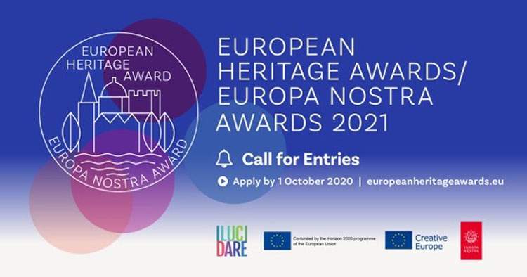 European Heritage Awards. Entries open for Europe's highest honor in cultural heritage 