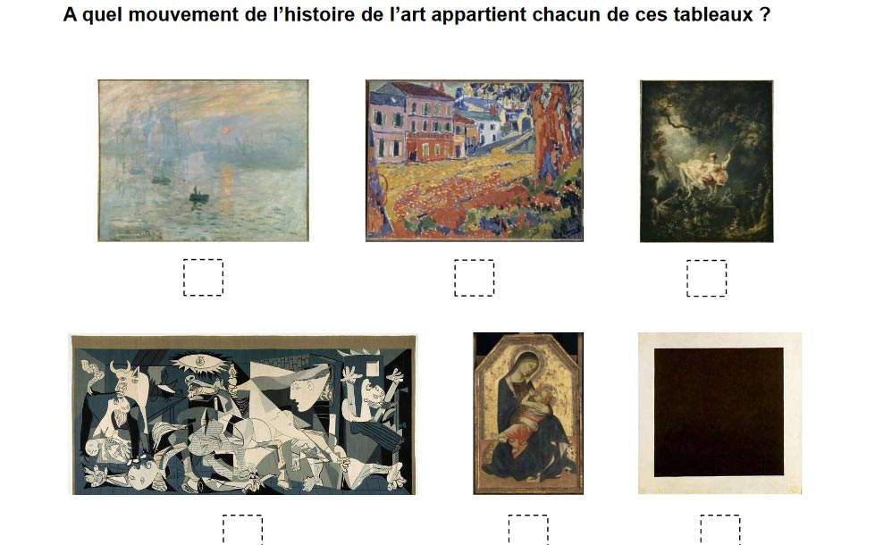 Quelles sont les connaissances des Français en matière d'histoire de l'art ? L'État l'a découvert grâce à un quiz