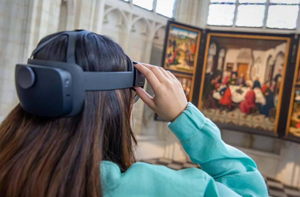 Flandre, un projet de réalité virtuelle vous permet de marcher à l'intérieur d'un tableau de Bouts